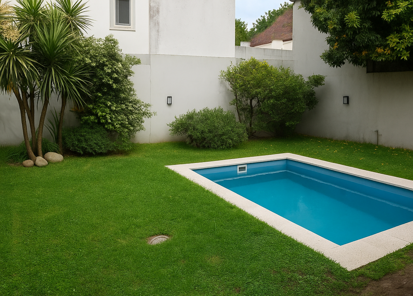 Casa 6 Ambientes C/Fondo y Pileta En Castelar Norte Apto Credito