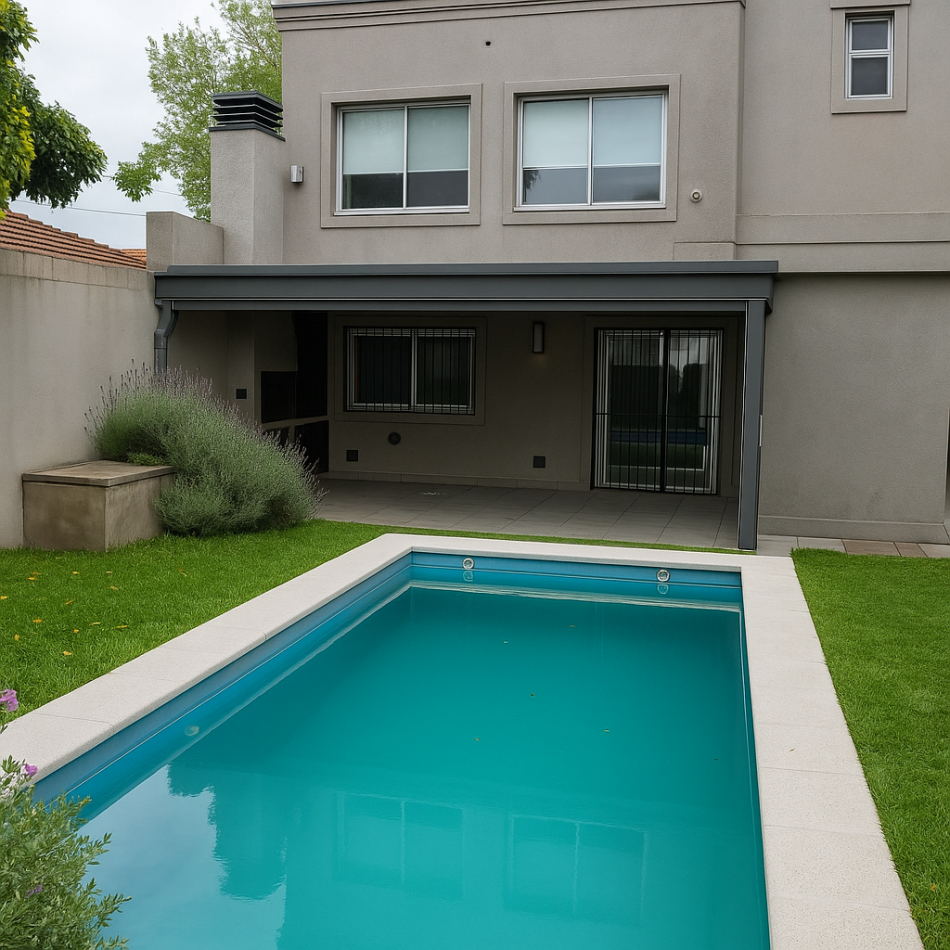 Casa 6 Ambientes C/Fondo y Pileta En Castelar Norte Apto Credito