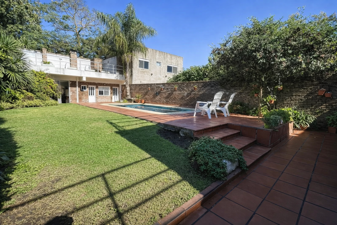 Chalet 5 Amb C/Parque Pileta En Castelar Sur Apto Credito